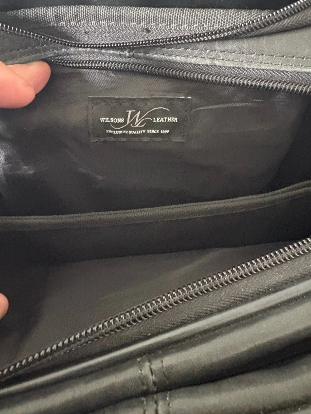 Wilsons Leather sleek black